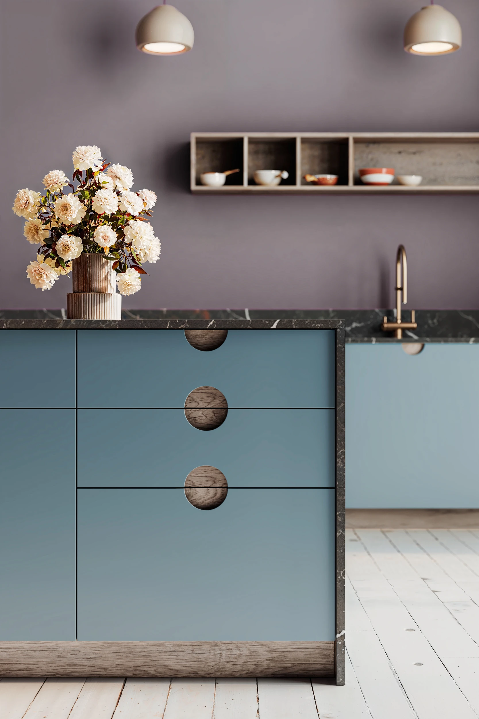 Кухня фасады МАЛЕВИЧ ВСТРЕЧНЫЙ ПОЛУКРУГ