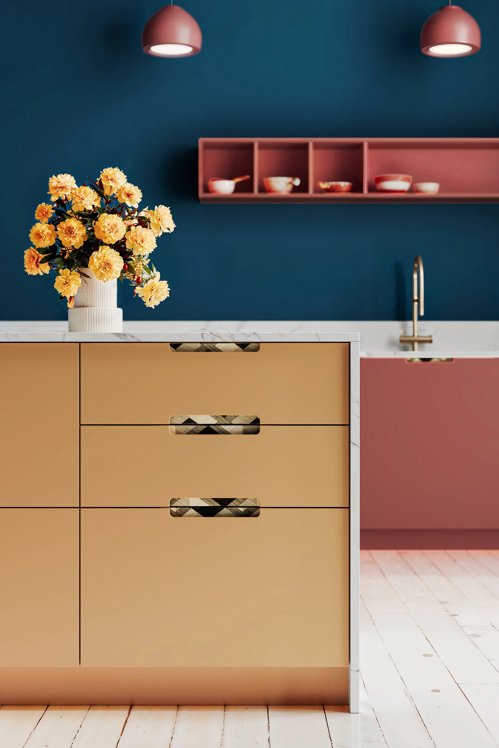 Кухня фасады МАЛЕВИЧ ВСТРЕЧНЫЙ ПРЯМОУГОЛЬНИК