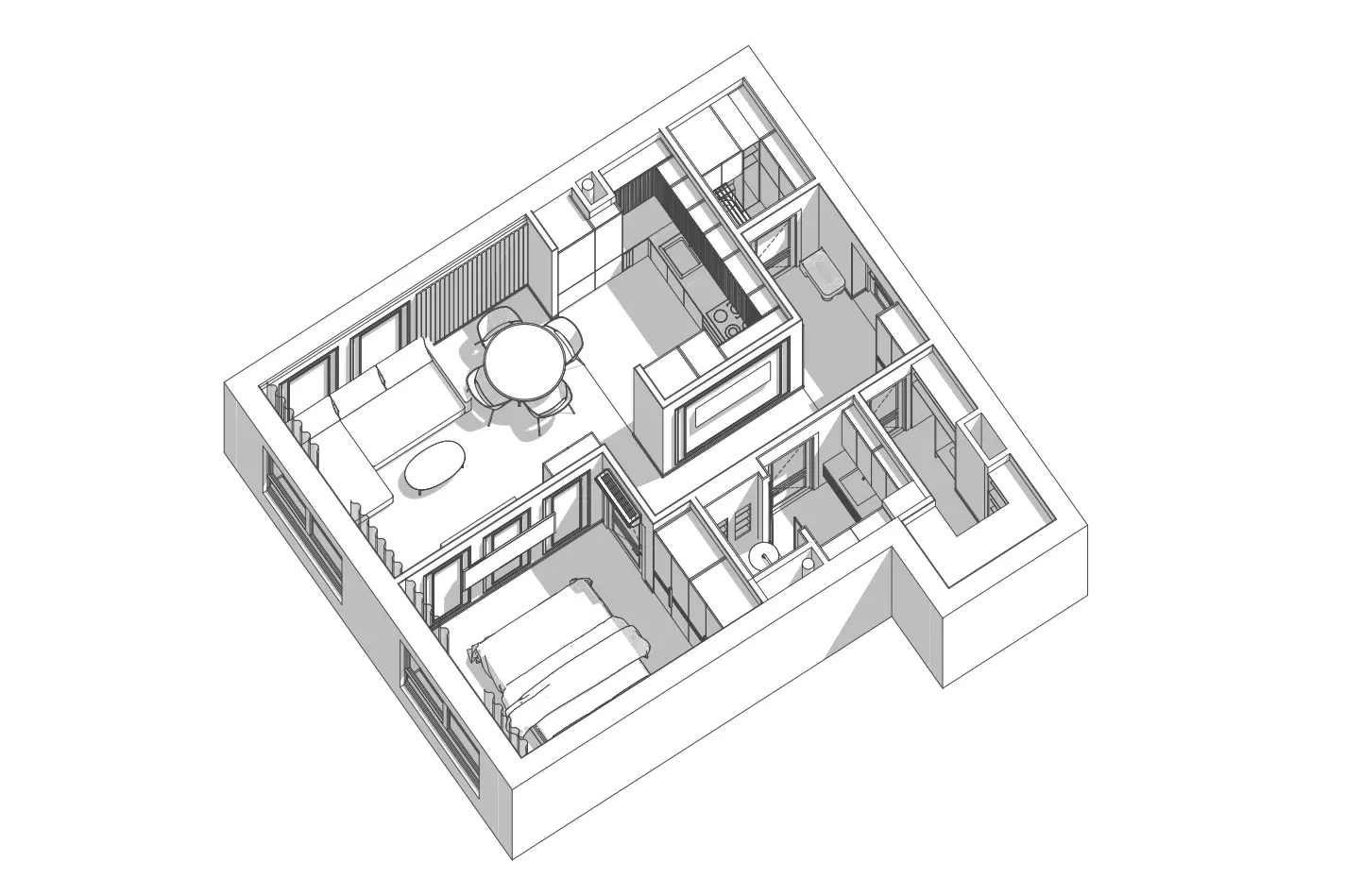 Эскиз планировки квартиры Эскиз планировки квартиры