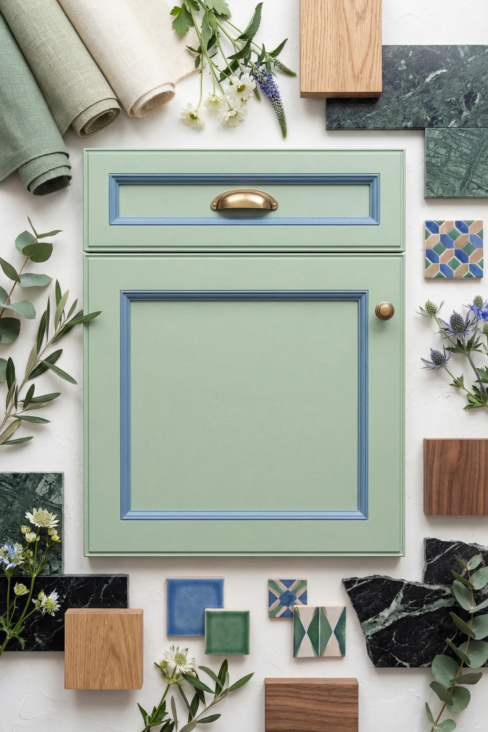 Фасад ГРЕТТА зеленый