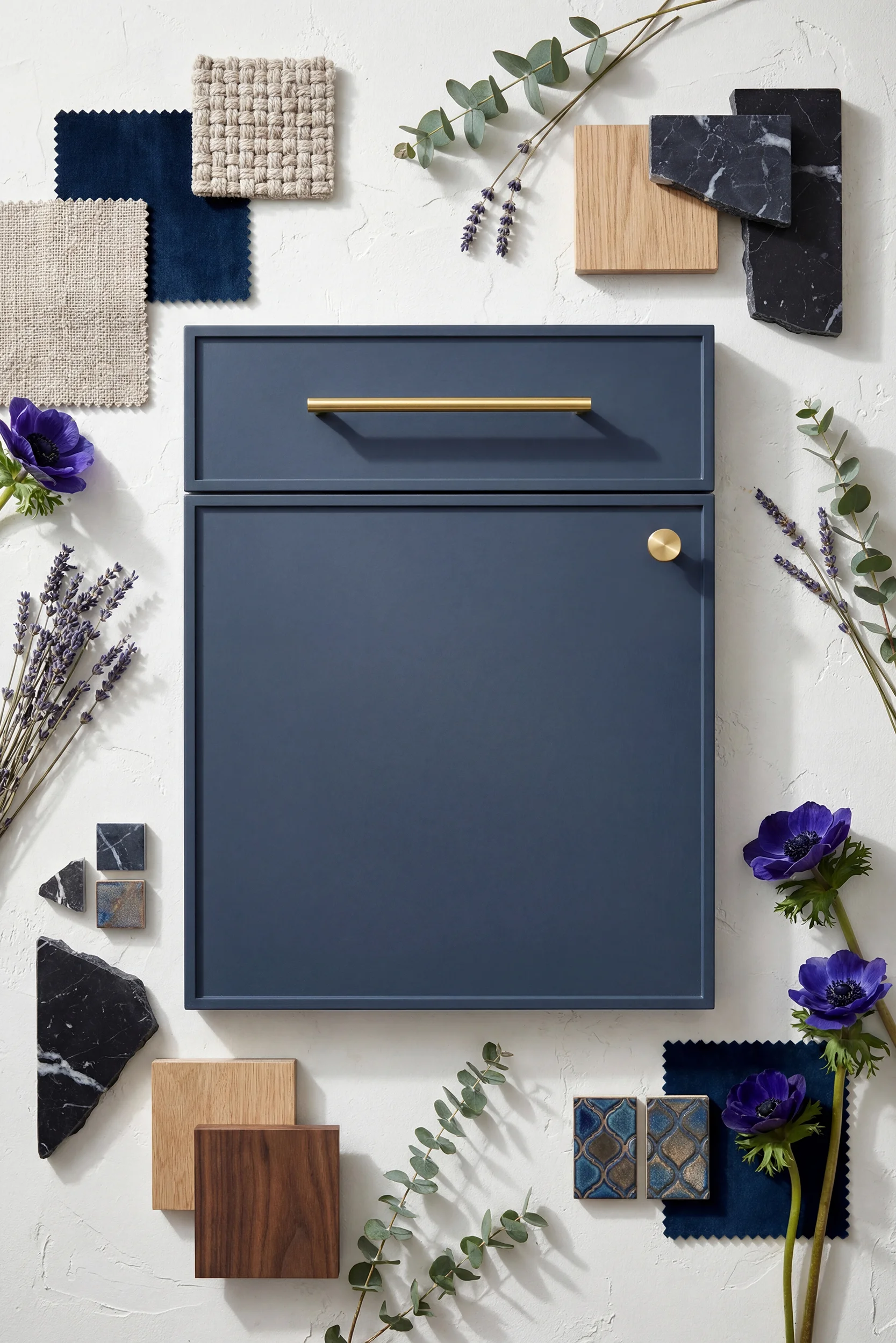 Фасад МИНИМАЛ синий