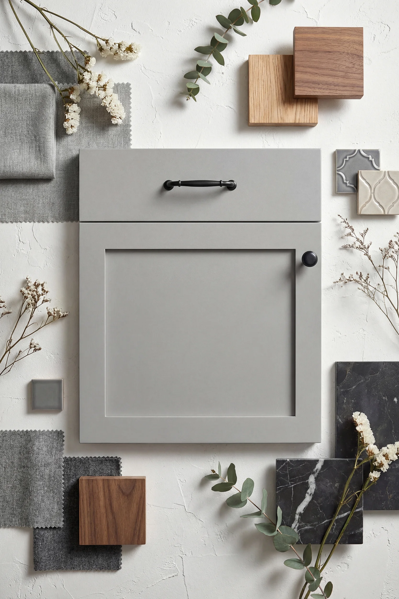 Фасад ШЕЙКЕР серый