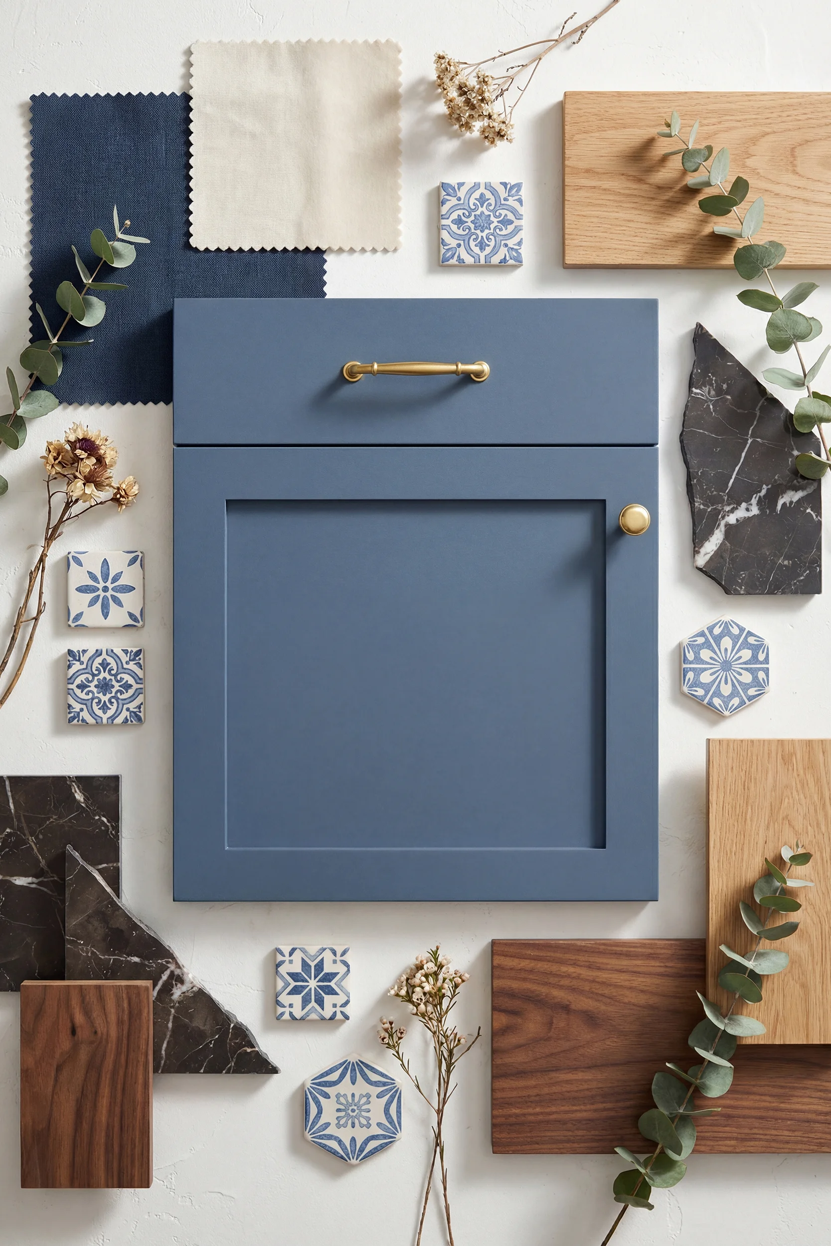 Фасад ШЕЙКЕР синий