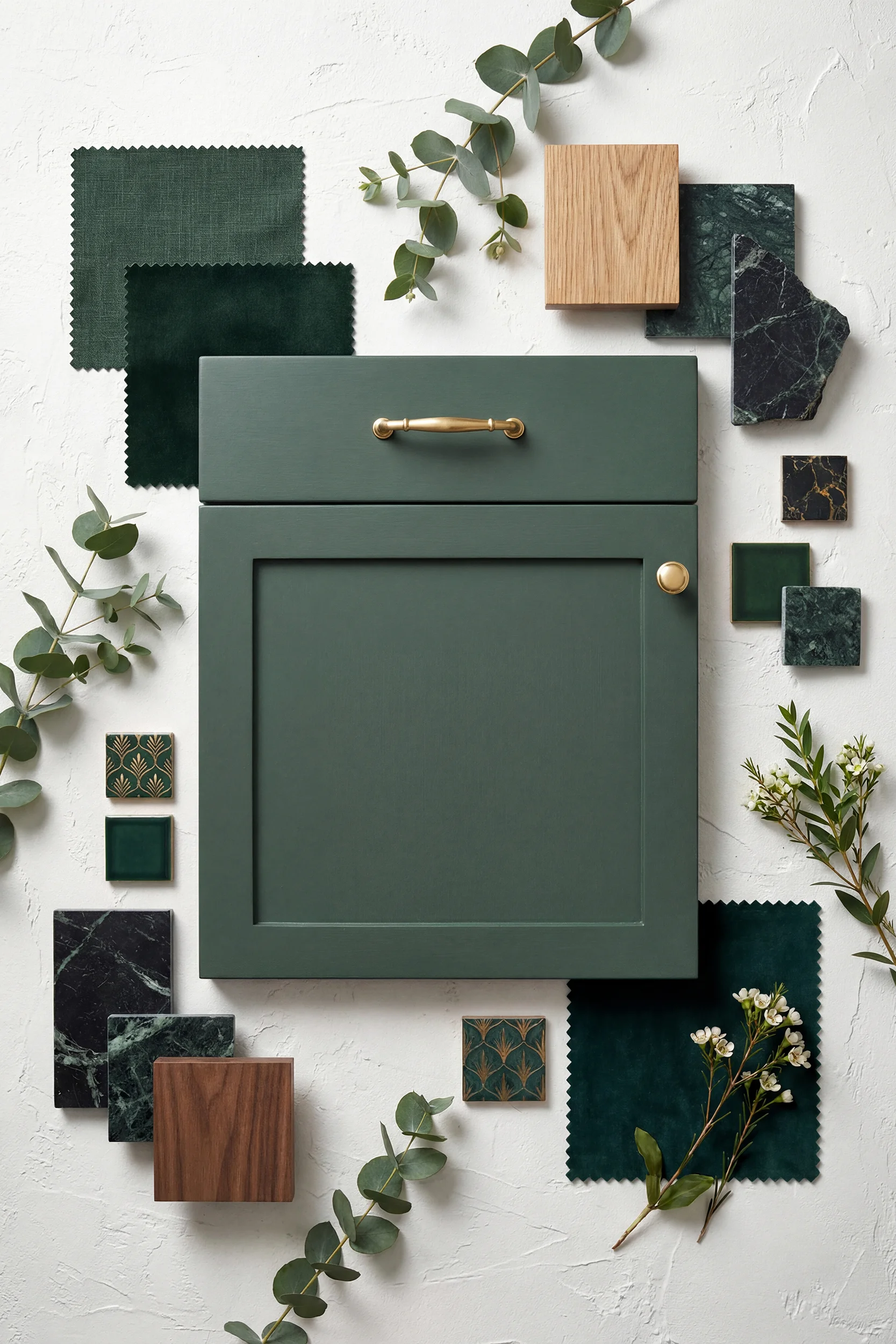 Фасад ШЕЙКЕР зеленый