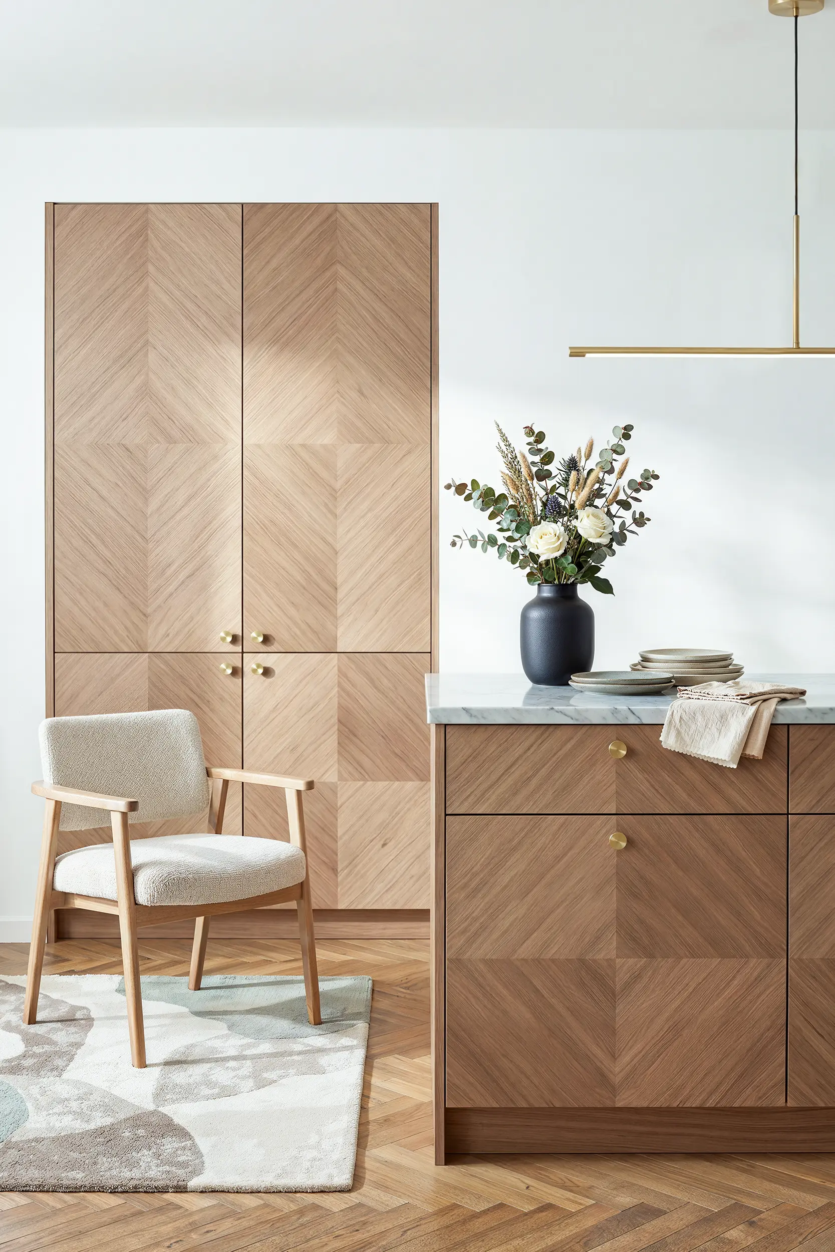 Кухня МОДЕРН орех